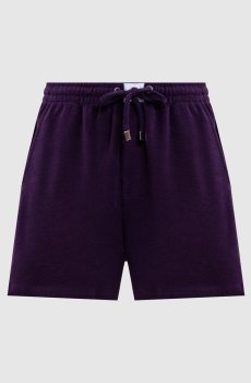 Фиолетовые шорты с логотипом