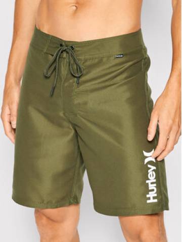 Hurley Шорти для плавання Solids 20in AMBS22Q1O Зелений Regular Fit Hurley Шорти для плавання Solids 20in AMBS22Q1O Зелений Regular Fit