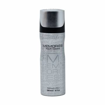 Парфюмированный дезодорант-спрей Fragrance World Memories pour Homme мужской, 200 мл Парфюмированный дезодорант-спрей Fragrance World Memories pour Homme мужской, 200 мл
