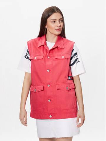Tommy Jeans Жилет DW0DW15683 Рожевий Oversize Tommy Jeans Жилет DW0DW15683 Рожевий Oversize