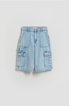 Reserved - Джинсові шорти - синій - 774IY-55J