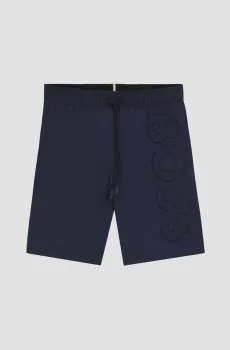 Мужские темно-синие плавательные шорты Синий M BOSS 50469329;413