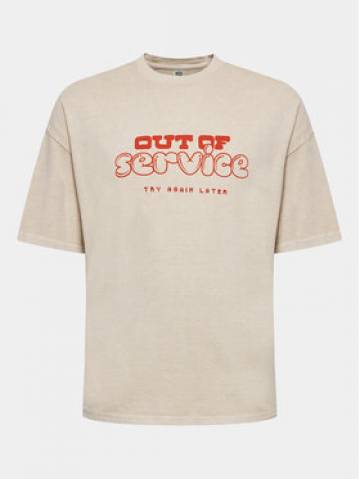 BDG Urban Outfitters Футболка Out Of Service Tee 77170678 Бежевий Baggy Fit BDG Urban Outfitters Футболка Out Of Service Tee 77170678 Бежевий Baggy Fit