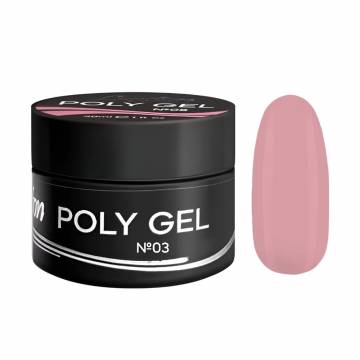Гель для ногтей Luxton Poly Gel 03 Нежный розовый, 30 мл (банка)