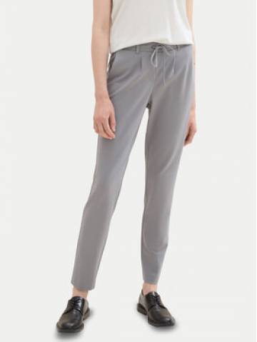 Tom Tailor Штани з тканини 1008375 Сірий Loose Fit Tom Tailor Штани з тканини 1008375 Сірий Loose Fit