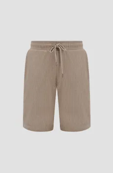 Мужские бежевые шорты с узором Бежевый L Guess M5GD41.KCRY0;A90N