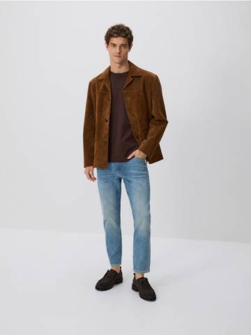Reserved - Джинси carrot slim з ефектом прання - синій - VD269-50J Reserved - Джинси carrot slim з ефектом прання - синій - VD269-50J