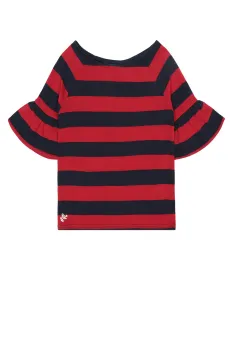 Детский топ в полоску Красный 6.5Y Polo Ralph Lauren 312765662002