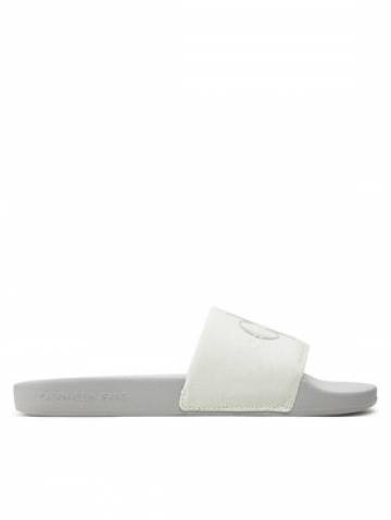 Calvin Klein Jeans Шльопанці Slide Monogram Co YW0YW00103 Écru Calvin Klein Jeans Шльопанці Slide Monogram Co YW0YW00103 Écru