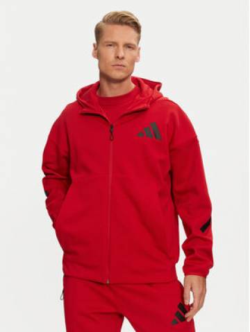 adidas Світшот Z.N.E. JF6540 Червоний Regular Fit adidas Світшот Z.N.E. JF6540 Червоний Regular Fit