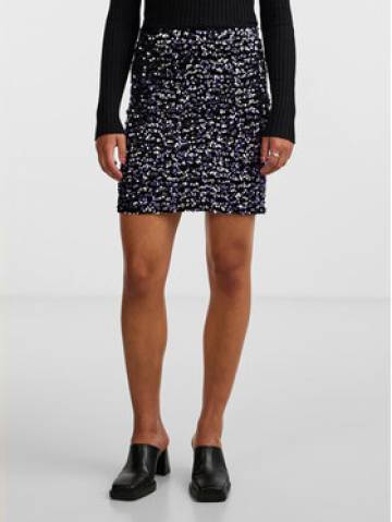 Pieces Cпідниця-міні 17143411 Чорний Regular Fit Pieces Cпідниця-міні 17143411 Чорний Regular Fit