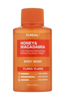 Гель для душа Kundal Honey & Macadamia Body Wash, Ylang Ylang, 100 мл