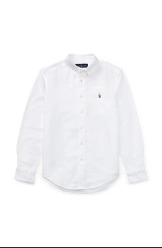 Детская хлопковая рубашка Polo Ralph Lauren