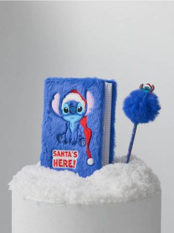 Комплект: записник і ручка Stitch - темно-синій Комплект: записник і ручка Stitch - темно-синій