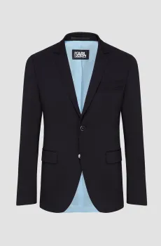 Мужской черный пиджак Черный 54 Karl Lagerfeld 541028.155274;990