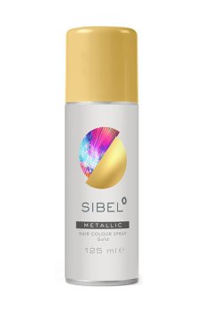 Цветной спрей для волос Sibel Hair Colour Spray Metallic Gold, 125 мл