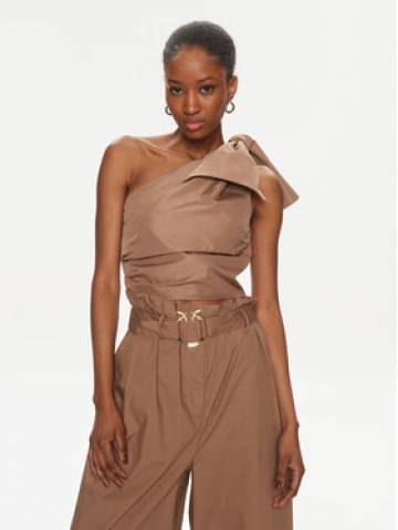 Pinko Блузка Nosiola 102780 Y3LE Коричневий Slim Fit Pinko Блузка Nosiola 102780 Y3LE Коричневий Slim Fit