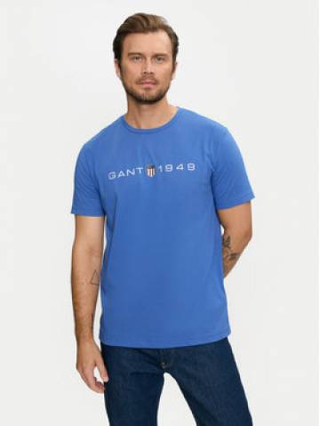 Gant Футболка Graphic 2003242 Голубий Regular Fit Gant Футболка Graphic 2003242 Голубий Regular Fit