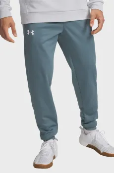 Мужские синие спортивные брюки UA Armour Fleece Joggers Синий M Under Armour 1373362-587