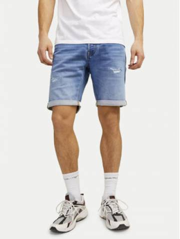Jack&Jones Джинсові шорти Rick Icon 12249208 Голубий Regular Fit Jack&Jones Джинсові шорти Rick Icon 12249208 Голубий Regular Fit