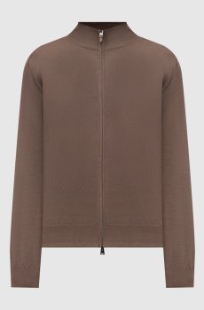 Коричневый кардиган