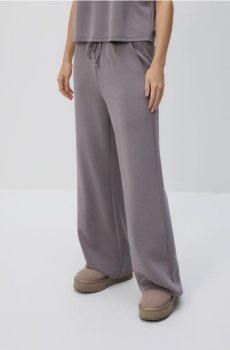 Reserved - Брюки з широкими штанинами - кавовий - 610GA-84X