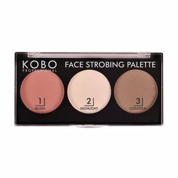 Палетка для контуринга лица Kobo Professional Face Strobbing Palette, 10 г Палетка для контуринга лица Kobo Professional Face Strobbing Palette, 10 г