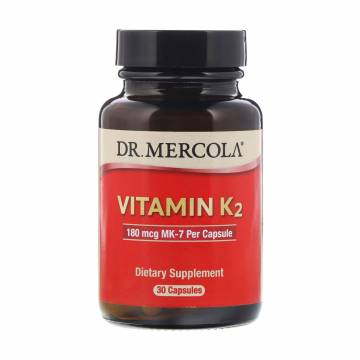 Витамин K2 Dr. Mercola Vitamin K2, 180 мкг, 30 капсул