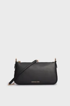 Женская черная кожаная сумка EMPIRE POUCH Черный ONESIZE Michael Kors 32H3G8EW6L