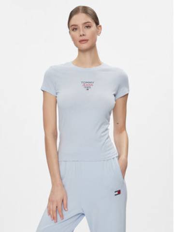 Tommy Jeans Футболка Essential DW0DW17357 Блакитний Slim Fit Tommy Jeans Футболка Essential DW0DW17357 Блакитний Slim Fit