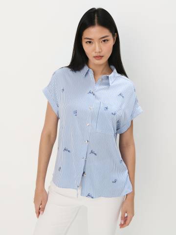 Mohito - Сорочка з коротким рукавом - синій - 38