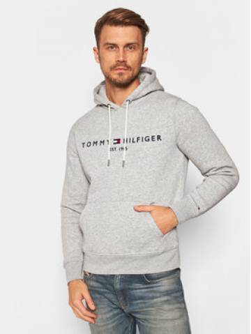 Tommy Hilfiger Світшот Core Logo MW0MW10752 Сірий Regular Fit Tommy Hilfiger Світшот Core Logo MW0MW10752 Сірий Regular Fit