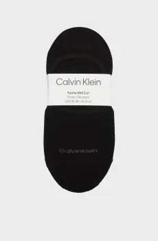 Женские черные следы (2 пары) Черный 35-38 Calvin Klein 701218771