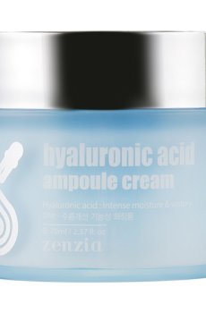 Крем для лица Zenzia Hyaluronic Acid Ampoule Cream с гиалуроновой кислотой, 70 мл