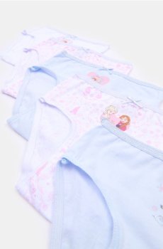 Бавовняні трусики, 5 пари Frozen - білий