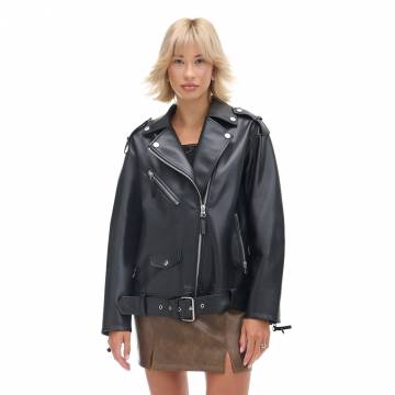 Cropp - Куртка зі штучної шкіри - чорний