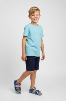 Сандалі з мотивом акул і пальм - темно-синій