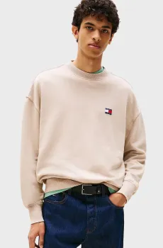 Мужской бежевый свитшот 90S NEW CLASSICS Бежевый S Tommy Jeans DM0DM22079