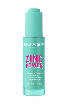 Сыворотка для лица Nuxe Zinc Power Blemish And Spot Control Serum против недостатков, 30 мл