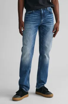Мужские синие джинсы REGULAR Синий 32-32 Gant 1000261