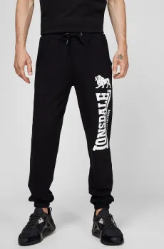 Мужские черные спортивные брюки Черный XL Lonsdale 113659