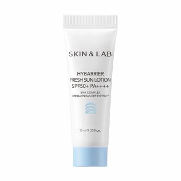 Увлажняющий солнцезащитный лосьон для лица Skin & Lab Hybarrier Fresh Sun Lotion, SPF 50+ PA++++, 10 мл Увлажняющий солнцезащитный лосьон для лица Skin & Lab Hybarrier Fresh Sun Lotion, SPF 50+ PA++++, 10 мл