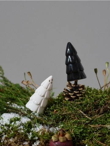 Сільничка і перечниця - чорний