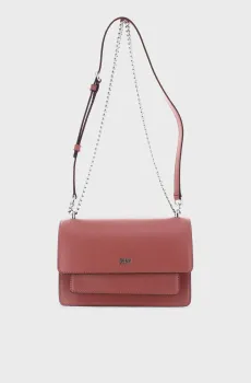 Женская терракотовая кожаная сумка Коричневый ONESIZE DKNY R24E3A90