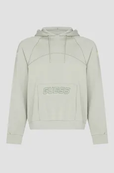 Мужское оливковое худи Оливковый XL Guess Z4GQ10.KBK32;A810