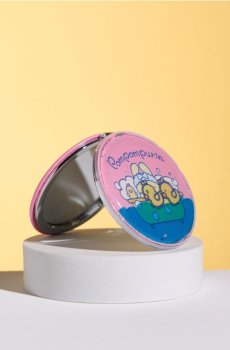Кишенькове дзеркало PomPomPurin - пастельний рожевий