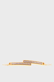 Женский золотистый браслет Croisе Золотой ONESIZE Les Interchangeables A45862