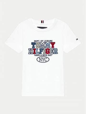 Tommy Hilfiger Футболка Sports KB0KB08664 S Білий Regular Fit Tommy Hilfiger Футболка Sports KB0KB08664 S Білий Regular Fit
