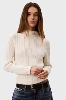 Женский белый джемпер LABEL Белый XS Calvin Klein Jeans LV047H304G