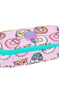 Пенал CoolPack Campus Happy Donuts на молнии, пустой, от 3 лет, 23*5*9 см (F062665)